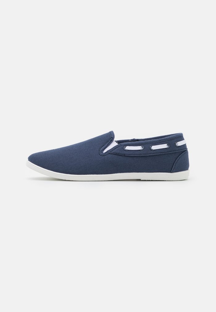 Chaussure Basse Anna Field Plates Slip on Bleu Foncé Femme | BIO-3668645